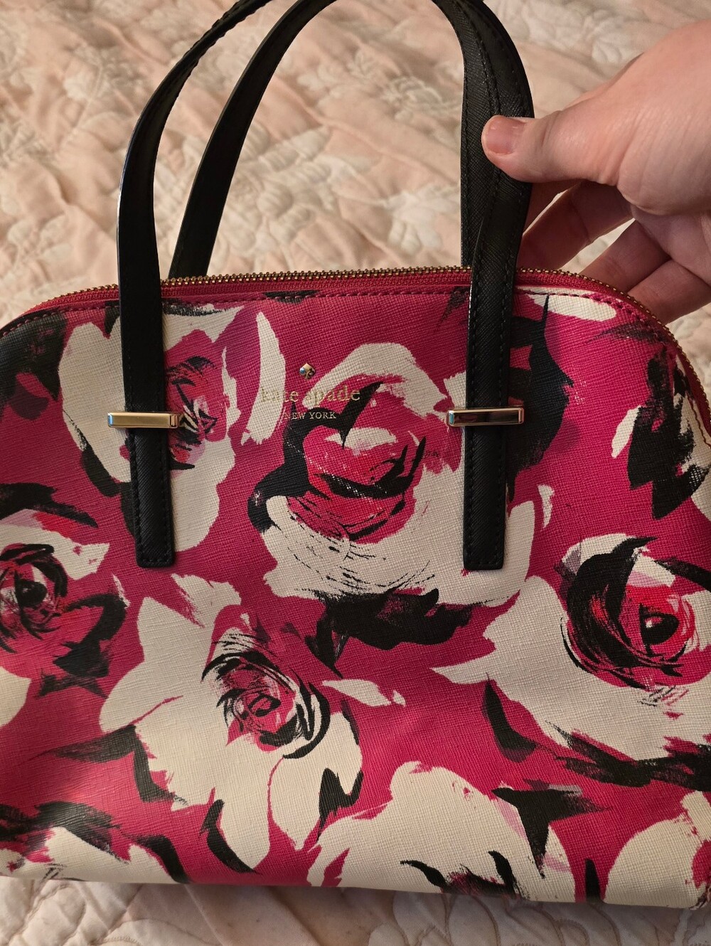 Kate Spade Rose Purse RARE - Picture 2 of 12
